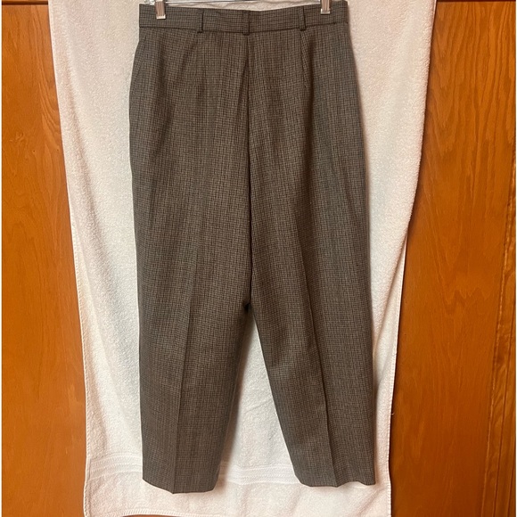 Vintage Works Connection Petite gray tone wool trousers high waisted S/M - Picture 3 of 5